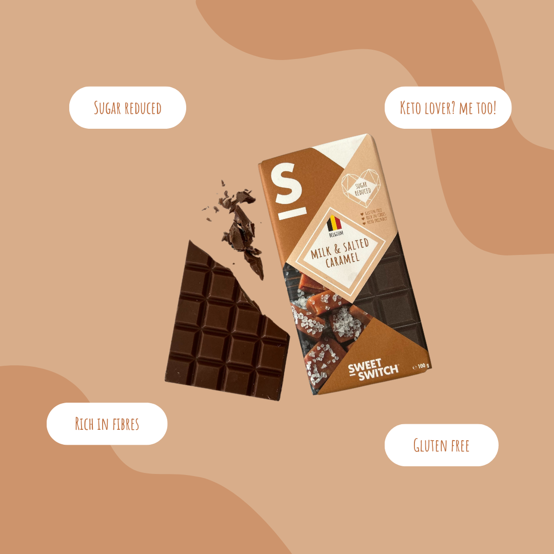 Melkchocolade & Gezouten Karamel 100 g