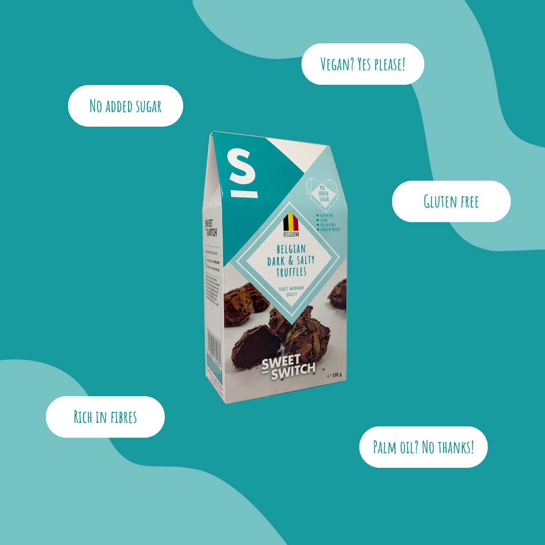 Belgian Dark & Salty Truffles 150 g