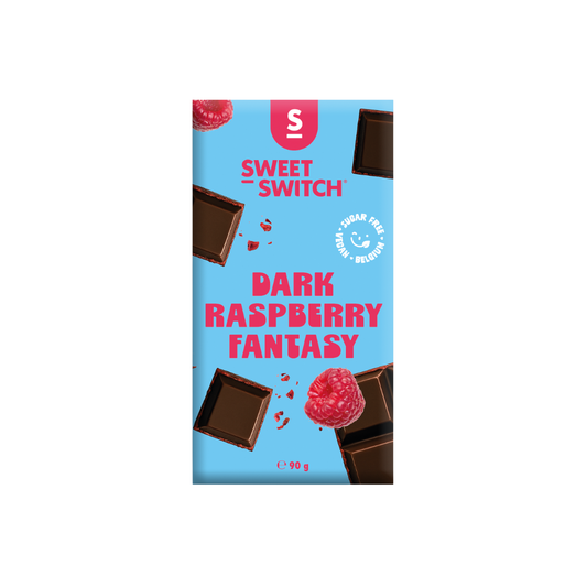 88% Pure chocolade met frambozen 100 g