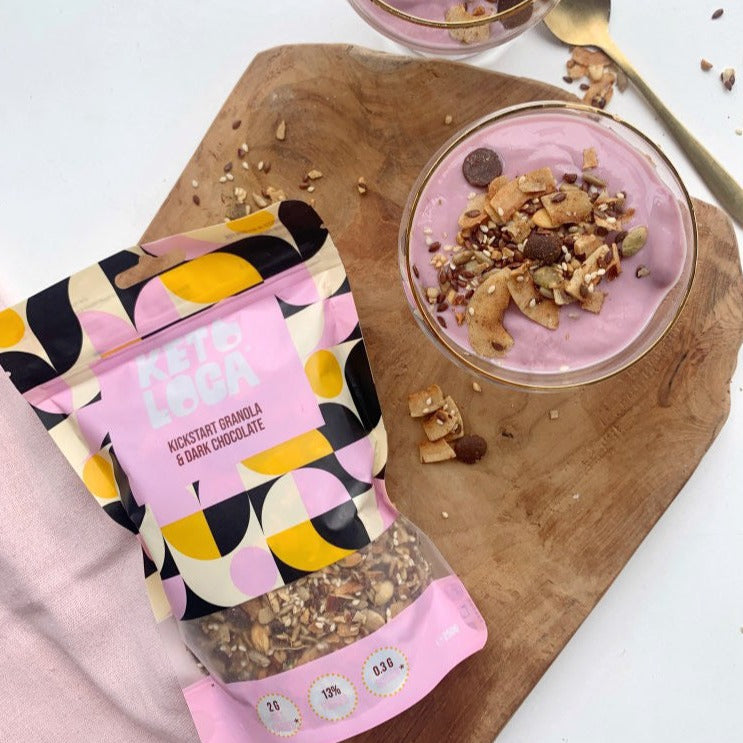Kickstart Granola & Pure Chocolade Drops 250 g