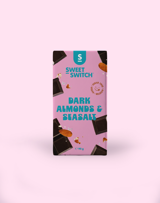 Dark, Almonds & Sea Salt 90 g
