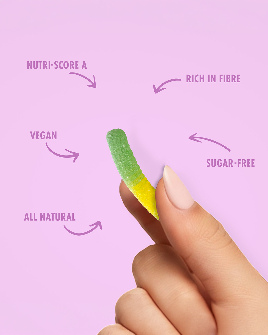 Sour Worms 100 g